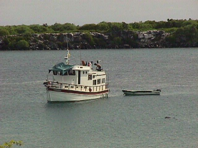 Our Tour Boat At Anchor